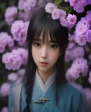 小泽玛利亚樱花季节作品封面，季节主题，自然场景与演员状态融合自然